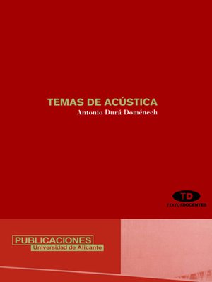 cover image of Temas de acústica